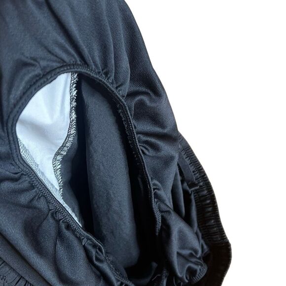 Nike Dri-Fit 10K Classic Swoosh Tempo Running Athletic Shorts Black Gray Sz 1X - Picture 4 of 7